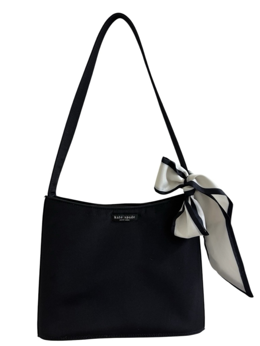 kate spade black nylon shoulder bag